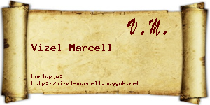 Vizel Marcell névjegykártya