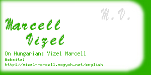 marcell vizel business card